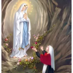 La historia detrás de la primera aparición de la Virgen de Lourdes