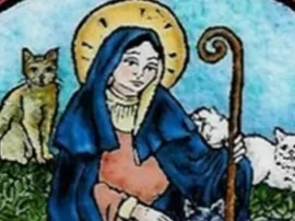 La devoción a Santa Gertrudis: protectora de los amados gatos