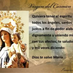 La poderosa oración completa de la Virgen del Carmen para pedir protección