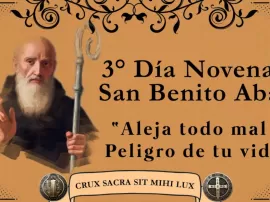 La poderosa oración de San Benito Abad para protegerte del mal.