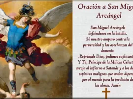 La poderosa oración de San Miguel Arcángel: protección y fortaleza divina.