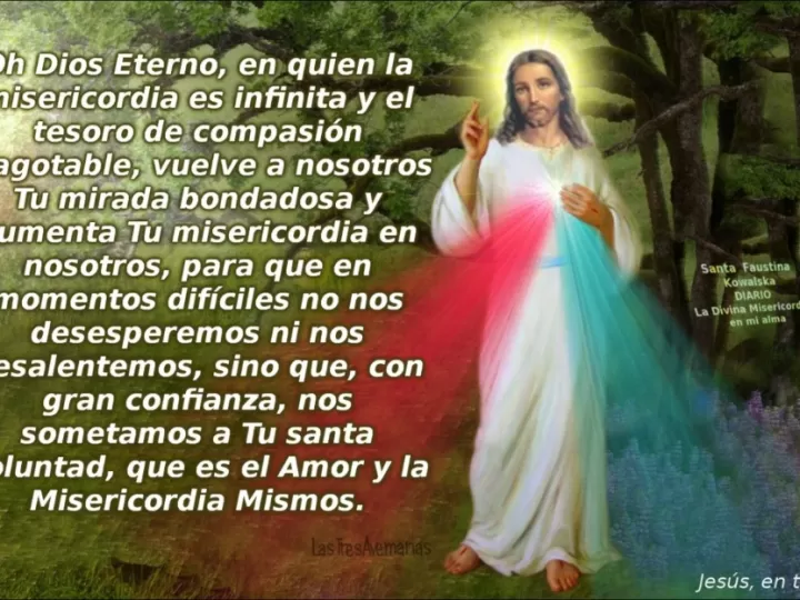 Oración a jesús de la misericordia por 30 días