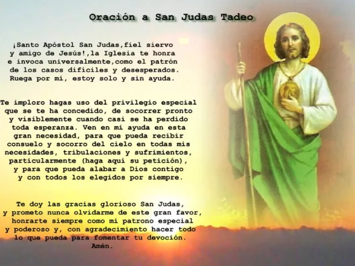 San judas tadeo sevilla oración
