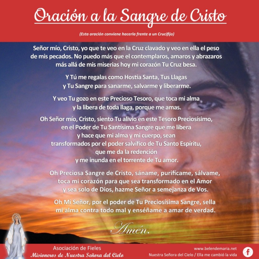 Cómo la oración de la Sangre de Cristo puede cambiar tu vida ...